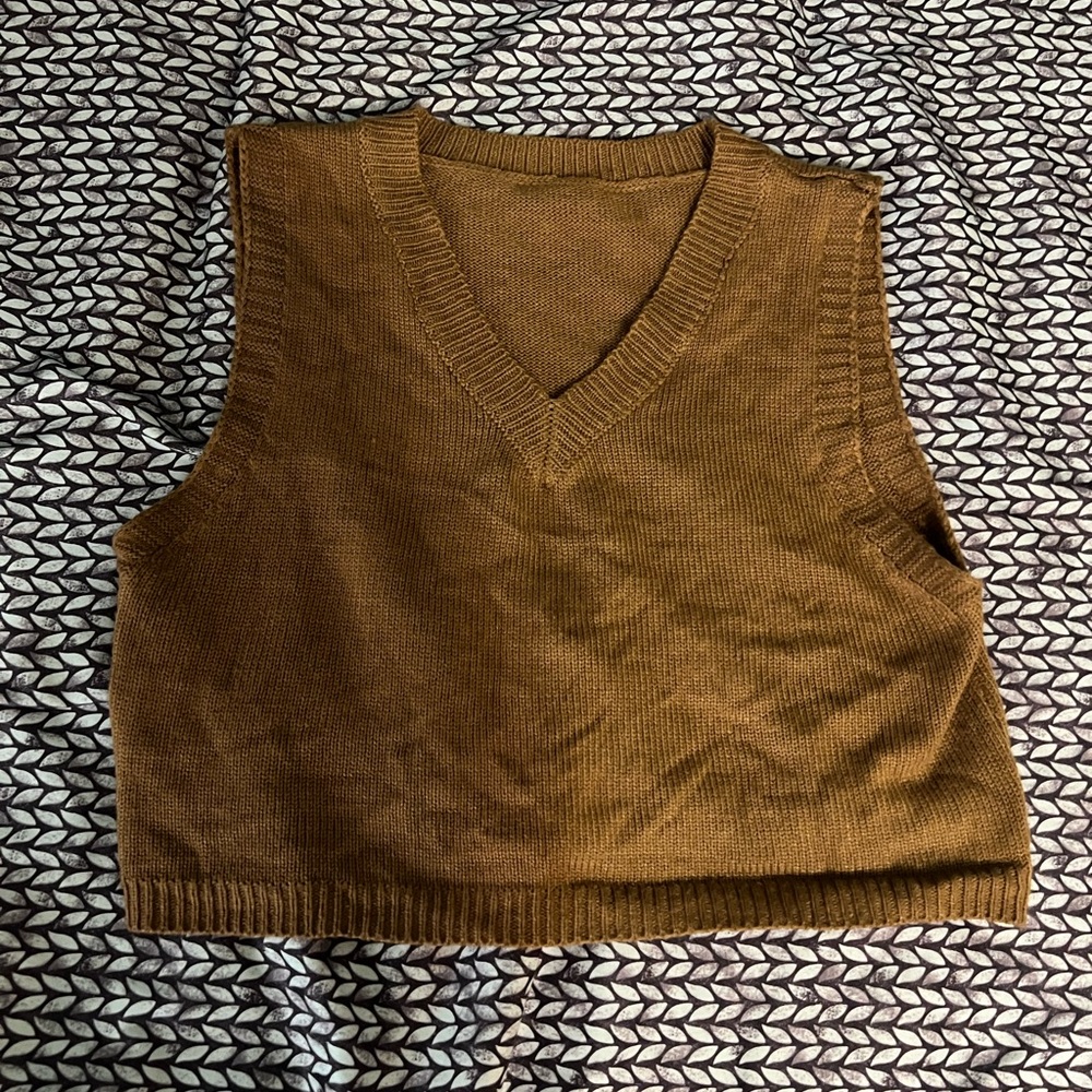 Cropped sweater vest 3 for 20$